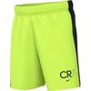 Image de Nike Cr7 Academy23 Dri-Fit HF4346-702 Short de Football pour Enfants Plus âgés, Volt/Noir, Taille XL