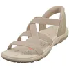 Image de Skechers Femme Reggae Slim-Stretch Flex Hands Free Slip-ins Sandale, Taupe, 40 EU