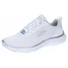 Image de Skechers Femme Flex Appeal 5.0 Uptake Shoes, White Mesh Silver Trim, 40 EU