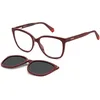 Image de POLAROID lunettes, modèle PLD 6229, couleur rouge, verre 55 mm, pont 17 mm