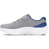 Image de Under Armour Chaussures de Course UA BPS Surge 4 AC pour garçon, Mod Gray Tech Blue Horizon Blue, 11 UK