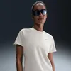 Image de Nike Swift Dri-FIT Short-Sleeve T-Shirt pour Femme Sail/Reflective Silv M