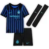 Image de Inter Milan 2025/26 Stadium Home Ensemble de 3 pièces réplique Nike pour jeunes enfants, bleu Lyon/noir/bleu chlorine, HJ5621-439, S