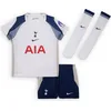 Image de Tottenham Hotspur 2025/26 Stadium Home HJ5628-101 Réplique Nike Maillot de football 3 pièces pour enfants plus Blanc/bleu binaire/fer clair
