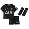 Image de Tottenham Hotspur 2025/26 Stadium Away Nike Maillot de foot 3 pièces pour bébé Noir/Light Iron Ore HJ5650-011 18-24
