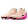 Image de NIKE Homme Phantom Luna 2 Academy Sneaker, Crimson Tint/Black-Pink Blast, 45.5 EU