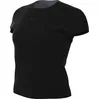 Image de Nike Forme T-Shirt à Manches Courtes pour Femme, Noir/Gris fumé/Gris foncé HQ8079-011, XL