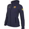 Image de Nike FC Barcelona Tech Windrunner HJ6497 Sweat à Capuche de Football avec Fermeture éclair intégrale pour Femme