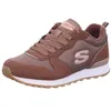 Image de Skechers Femme OG 85 Goldn Gurl Trainer, Chocolate Suede/ Nylon/ Rose Gold Trim, 36 EU