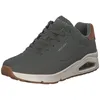 Image de Skechers Uno Suited on AirSneaker pour Homme, Daim châtain Durabuck Dusty Olive, 42 EU