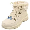 Image de Skechers Bottines Trego Snow Worries pour femme, Daim naturel Duraleather imitation fourrure, 36 EU