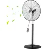 Image de VEVOR Ventilateur sur pied industriel, 600 mm, ventilateur oscillant à 85°, réglables en hauteur, 3 vitesses réglables, débit d'air max. 6800 CFM, pour chambre à coucher, salon, maison, bureau, noir