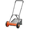 Image de VEVOR Tondeuse à Gazon Manuelle, 400 mm, 5 Lames Acier, sans Moteur, Hauteur de Coupe Réglable 15 à 45 mm, avec Bac de Ramassage, Tondeuse pour Pelouses, Allées, Cours, Travaux de Jardinage Quotidiens