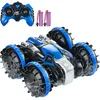 Image de VEVOR Voiture télécommandée amphibie, 4WD étanche 2,4 GHz pour enfants, voiture télécommandée rotative à 360° avec 2 batteries, jouet tout-terrain, plage, piscine pour garçons et filles de 6 ans et