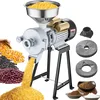 Image de VEVOR Moulin à Grains Électrique, Broyeur à Épices Commercial 3000 W, Moulin à Farine Sec et Humide, Réglable en Épaisseur, en Acier Inoxydable, pour Moudre Rapidement Céréales Épices Herbes Poivres