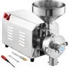 Image de VEVOR Moulin à Grains Électrique pour Soja, Broyeur à Épices Commercial 3000 W Haute Vitesse, Moulin à Farine 100 kg/h, en Acier Inoxydable, pour Moudre Rapidement Épices Herbes Poivres Maïs Arachides