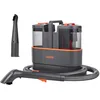 Image de VEVOR Shampouineuse Portative 11,5 kPa, Nettoyeur de Tapis et Moquette avec Réservoir d'Eau Propre de 1,5 L et Réservoir d'Eau Sale de 0,8 L, Aspirateur Détacheur pour Tapisserie, Canapé et Voiture