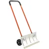 Image de VEVOR Pelle à Neige sur Roues, 61 cm, Poussoir à Neige avec Lame Bidirectionnelle, Manche Réglable 90°, Pelle de Déneigement Métallique, Pousse-Neige Portable pour Nettoyage, Entrée, Allée, Chaussée