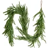 Image de VEVOR Guirlande de Noël, 1,5 m, Guirlande de Pin Norfolk Artificiel, Décoration de Noël Verte, pour Intérieur, Extérieur, sur Table, Manteau de Cheminées, Cheminées, à Suspendre, à Poser, Couronnes