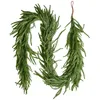 Image de VEVOR Guirlande de Noël, 1,8 m, Guirlande de Pin Norfolk Artificiel, Décoration de Noël Verte, pour Intérieur, Extérieur, sur Table, Manteau de Cheminées, Cheminées, à Suspendre, à Poser, Couronnes