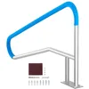 Image de VEVOR Rampe Piscine, 1420 x 945 mm, Main Courante Piscine Acier Inoxydable avec Plaque de Base, Barre d'Appui de Sécurité Antirouille, Accessoires, pour Piscines, Intérieur, Extérieur, Terrasses, Spas