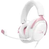 Image de HyperX Cloud III, Casque Gaming Filaire, PC/PS5/Xbox Series X|S, DTS Headphone:X, Haut parleurs inclinés 53 mm, Micro 10 mm antibruit, USB-C/USB-A/3,5 mm, Blanc et Rose