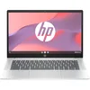 Image de HP Chromebook 14a-nf0001sf Ordinateur Portable 14" HD, PC Portable (Intel Celeron N100, RAM 4 Go, Flash 128 Go, Intel Iris XE, Chrome OS), Laptop Argent, Clavier AZERTY