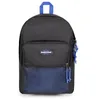 Image de Eastpak Pinnacle Sac à dos 38L (42 x 32 x 25,5 cm), grand sac école et voyage, sac à dos multi-compartiments résistant avec organiseur et bretelles rembourrées - KONTRAST BLACK BLUE