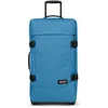 Image de Eastpak Tranverz M Valise Moyenne 78L (67 x 35,5 x 30 cm), Bagage à roulettes, Valise légère et résistante avec Double Compartiment, poignée télescopique & Serrure TSA - Aviator Blue