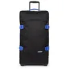 Image de Eastpak Tranverz M Valise Moyenne 78L (67 x 35,5 x 30 cm), Bagage à roulettes, Valise légère et résistante avec Double Compartiment, poignée télescopique & Serrure TSA - Kontrast Black Blue