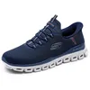 Image de Skechers Homme Glide-Step Noxus Slip-on, Navy Mesh/PU, 40 EU