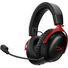 Image de HyperX Cloud III S, Casque Gaming sans Fil, Bluetooth/2,4 GHz, PC/PS5/Xbox, jusqu'à 200h de Batterie, transducteurs 53 mm, DTS, Micro 10 mm, Rouge et Noir