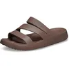 Image de Crocs Femme Getaway Strappy Sandales, Truffle, 39/40 EU