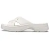 Image de Crocs Femme Classic Womens Cross Strap Sandales, Chalk, 38/39 EU