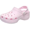 Image de Crocs Classic Platform Sabots à semelle compensée pour femme, 11