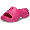 Image de Crocs Sandales à plateforme Bae Slide pour femme, Violet, 8