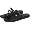 Image de Crocs Femme Miami Studded Toe Loop Sandal Sandales, Black, 42/43 EU