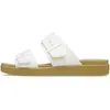 Image de Crocs Femme Brooklyn Buckle Low Sandales, Chalk/Tan, 42/43 EU