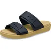 Image de Crocs Femme Brooklyn Buckle Low Sandales, Black/Tan, 39/40 EU