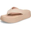 Image de Crocs Femme Getaway Platform Patent Flip Tongs, Pink Caramel, 41/42 EU