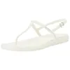 Image de Crocs Femme Miami Thong Flip Tongs, Chalk, 41/42 EU