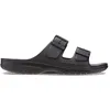 Image de Crocs Sandales plates Saturday Sandal M pour homme, noir, 47 EU, Noir, 12 UK