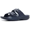 Image de Crocs Sandales plates Saturday Sandal M pour homme, bleu marine, 42 EU, bleu marine, 42/43 EU