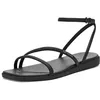 Image de Crocs Sandales plates Miami avec sangle de cheville pour femme, noir, pointure 41, Noir, 41/42 EU