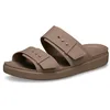 Image de Crocs Femme Brooklyn Buckle Low Sandale cale, Latte, 38 EU