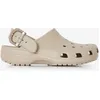 Image de Classic Buckle Clog Beige