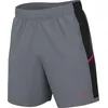 Image de Nike Academy Dri-Fit Fußballshorts pour Homme Dri-FIT Pantalon de Football, Gris Froid/Noir/Cramoisi Vif, S
