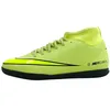 Image de NIKE Jr Superfly 10 Club IC Chaussure de Football, Limelight Volt Hyper Crimson, 36.5 EU