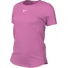 Image de Nike T-Shirt One Classic DF SS WT pour Femme, Rose joué/Blanc, XS