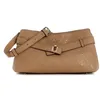 Image de GUESS Ella Logo Girlfriend Sac à bandoulière, Logo beige, Einheitsgröße